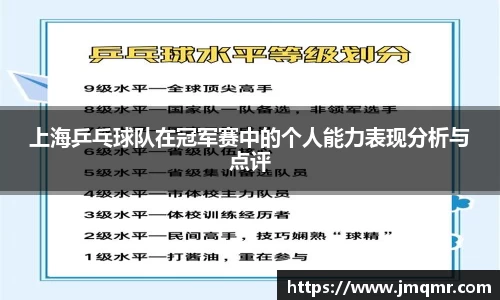 上海乒乓球队在冠军赛中的个人能力表现分析与点评